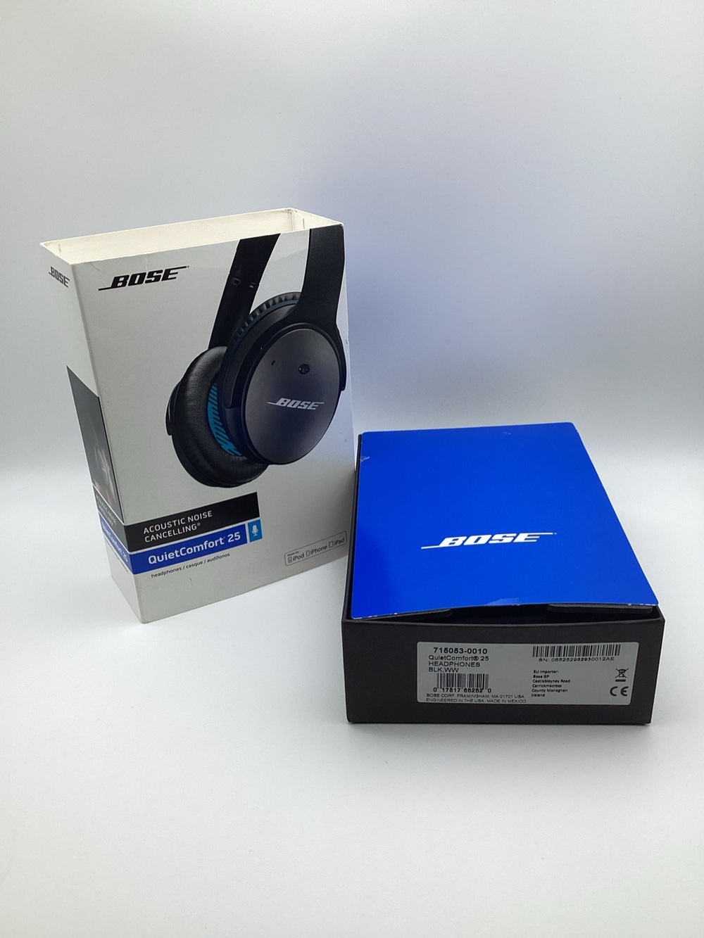 Bose QuietComfort 25 Acoustic Noise Cancelling Headphones - Black & Gray